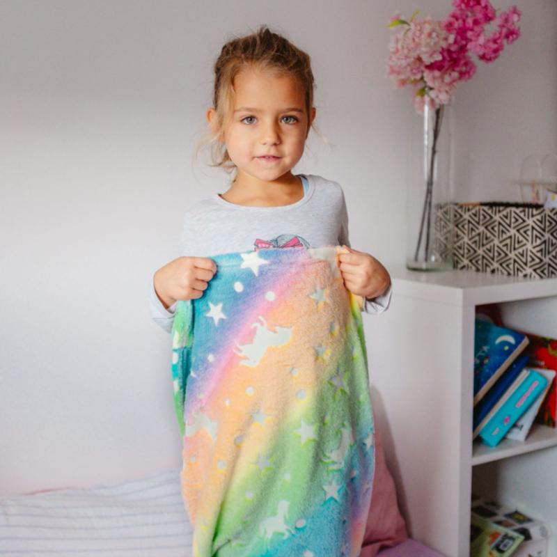 Universal Soft Mermaid Tail Blanket Beautiful Cozy Rainbow Mermaid Blanket Children Flannel Mermaid Sleeping Bag