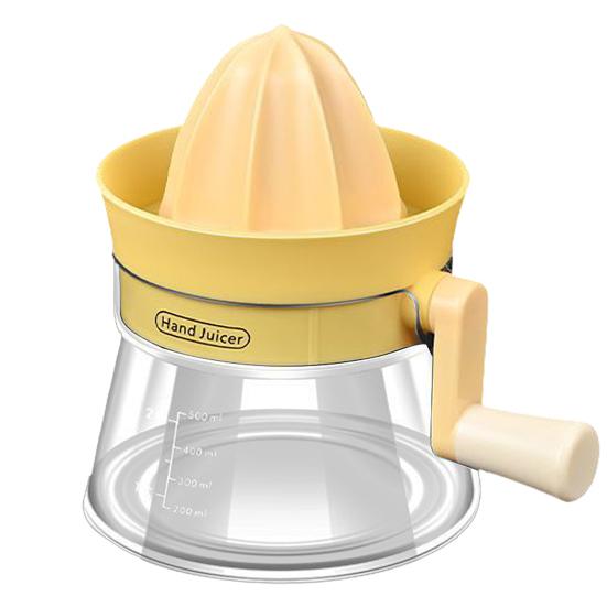 Manual Citrus Juicer with Reamer Heavy-Duty Orange Lemon Squeezer for Fresh Juice Dishwasher Safe Portable Citrus Juicer Tool for Home Kitchen