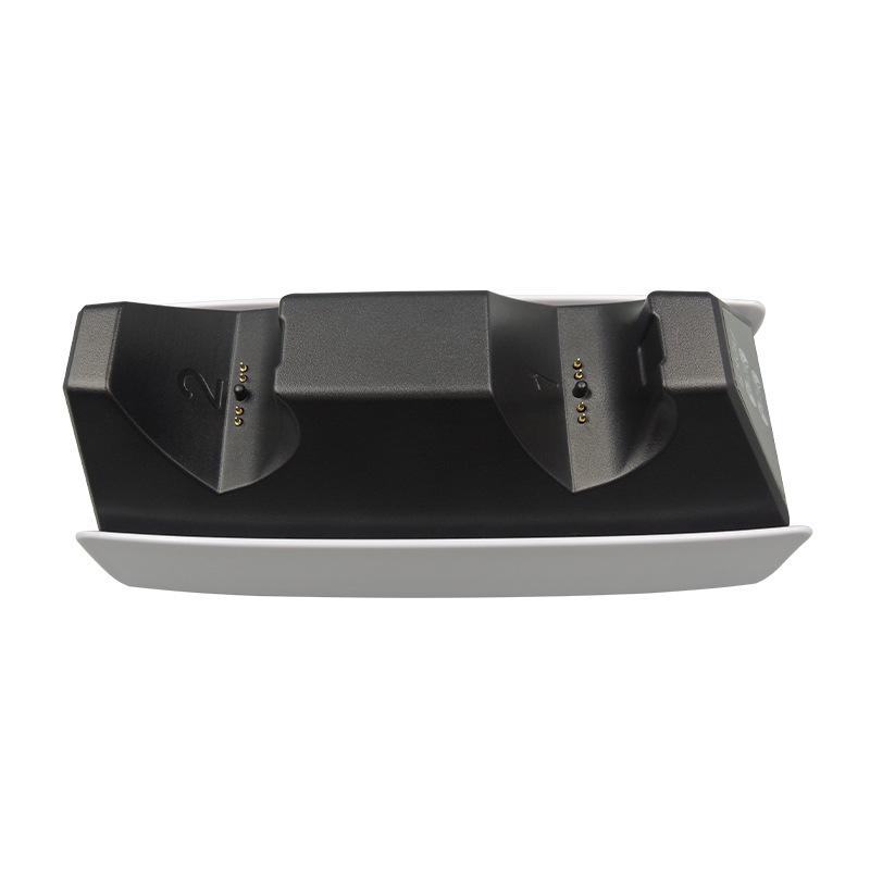 PS5 Controller Charging Station Dock with AI, Smart LED Indicator, Safety Chip Protection, Type C USB Port Dual Sense Controller