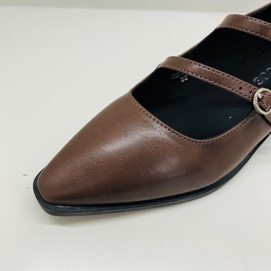 Gose Women s Square Mary Jane OZP3F012 3 Colors 3cm Flats 5 коричневый
