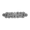 Halloween Black Lace Placemats for Dining Table Party Decorations