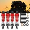 4Pcs RC Metal   Damper Set for MN86 MN86S MN86K MN86KS 1Celsius12 RC Crawlers