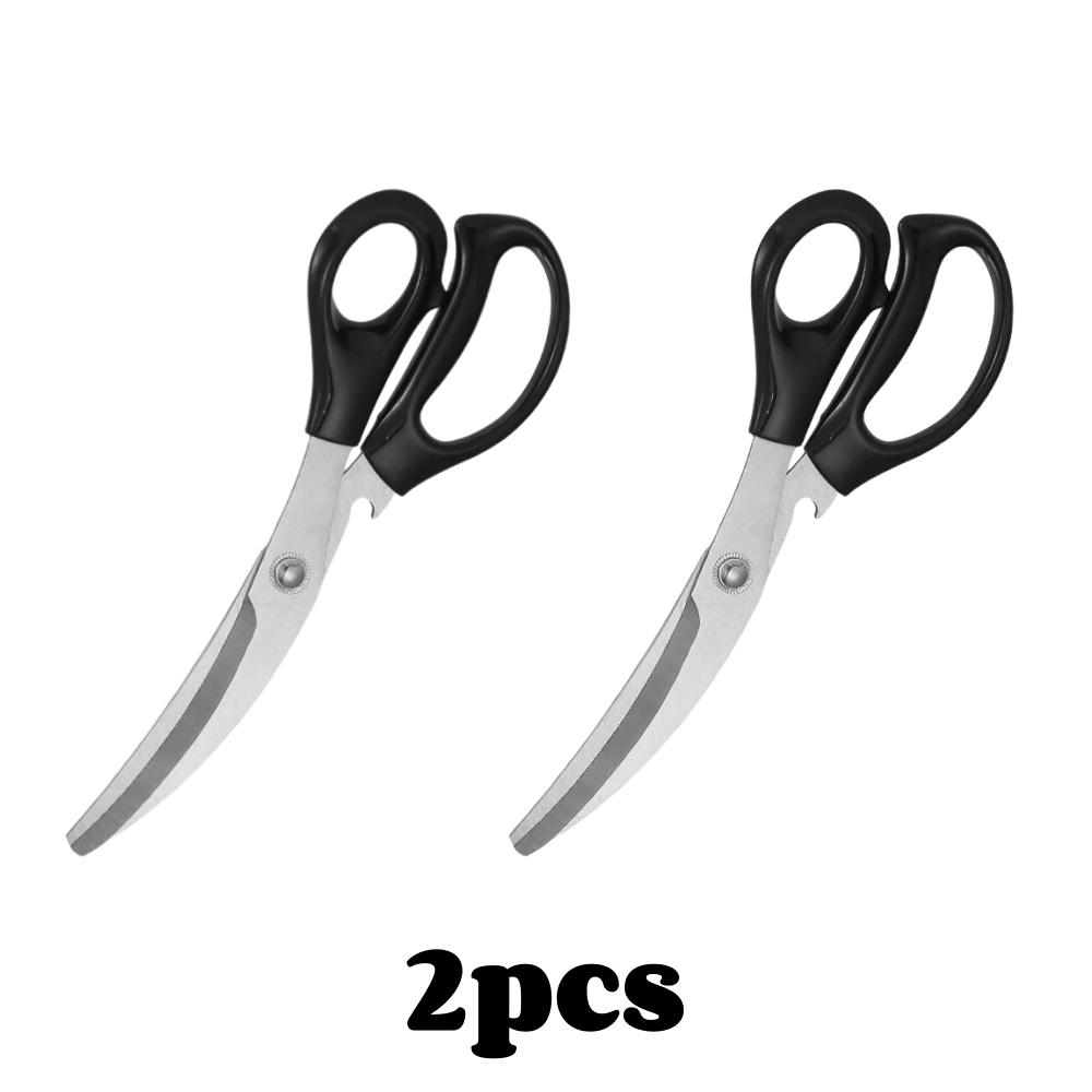 Stainless Steel Grill Shear Multifunctional Barbecue Scissors Food Vegetable Meat Scissor Kitchen Gadget Peferct for BBQ Camping