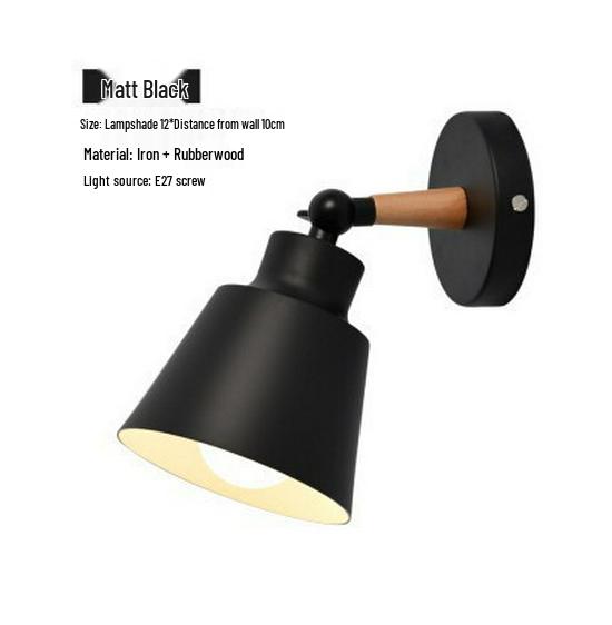 

Скандинавский Современный Настенный Светильник Макарон - Спальня, Ресторан, Коридор, Лестница и Гостиная E27 Ночник. Without Light Source