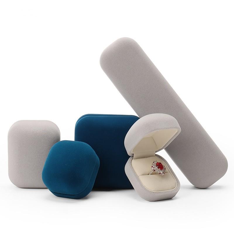 Pendant Display Box Soft Velvet Velvet Jewelry Box Earring Box Exquisite For Daily Storage Travel High-End Gift Packaging