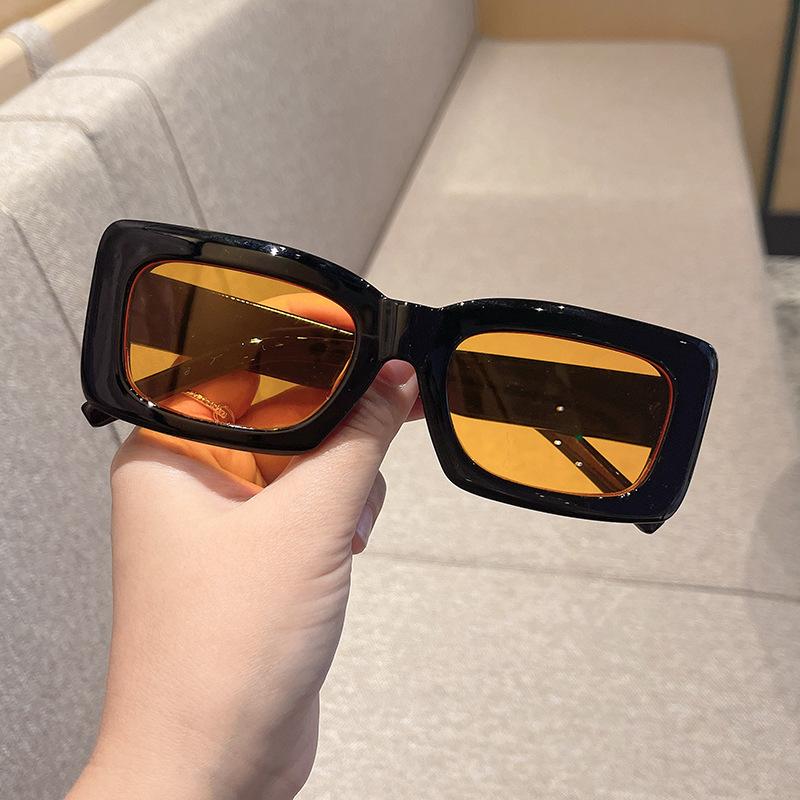 Rectangle Shape Sunglasses for Men Fashion Trendy Anti-glare Sunglass Men Travelling Driving Sun Glasses for Women