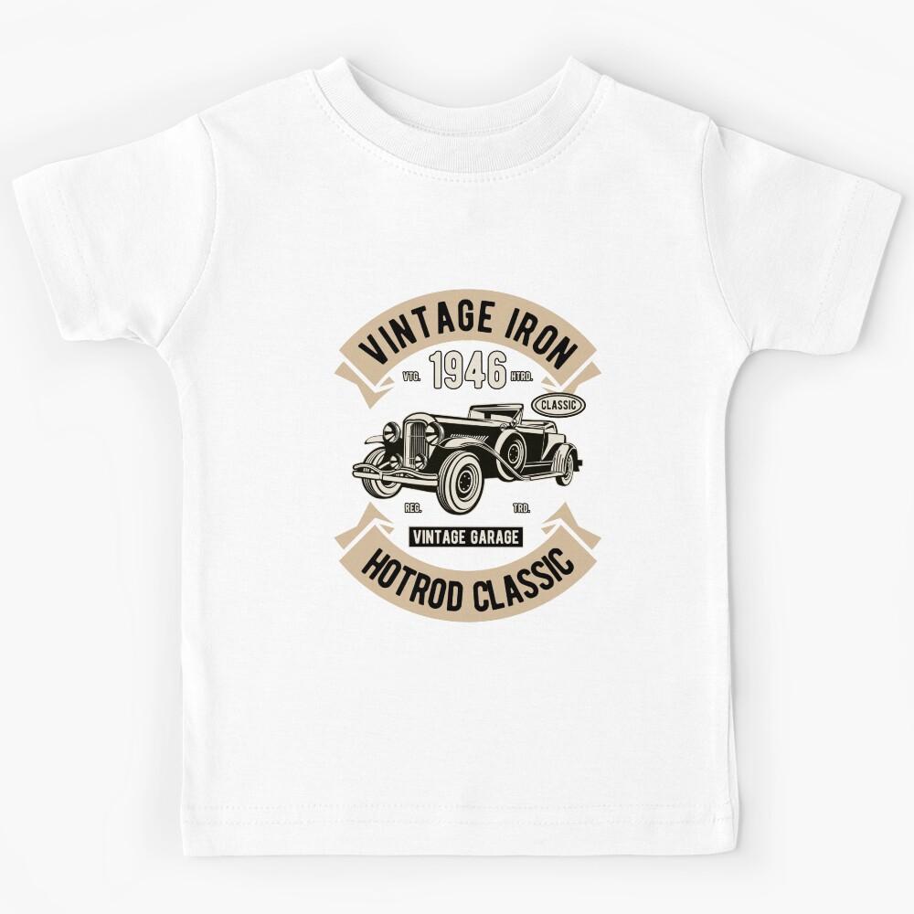 Vintage Iron Hotrod Classic Car Kids T-Shirt 110