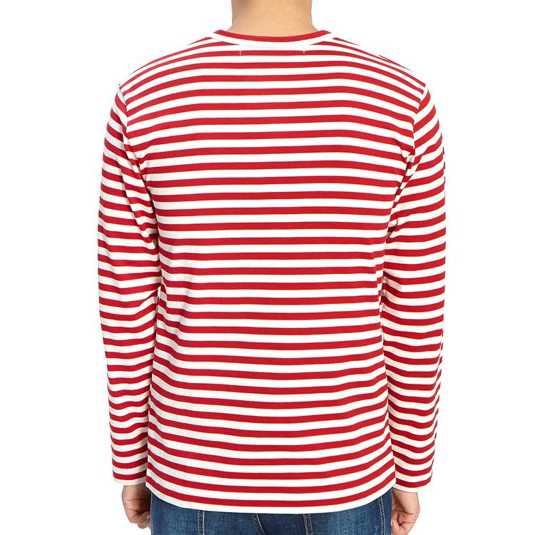 CDG Play T-Shirts Unisex Crew Neck Moderate AZ-T164-051-4