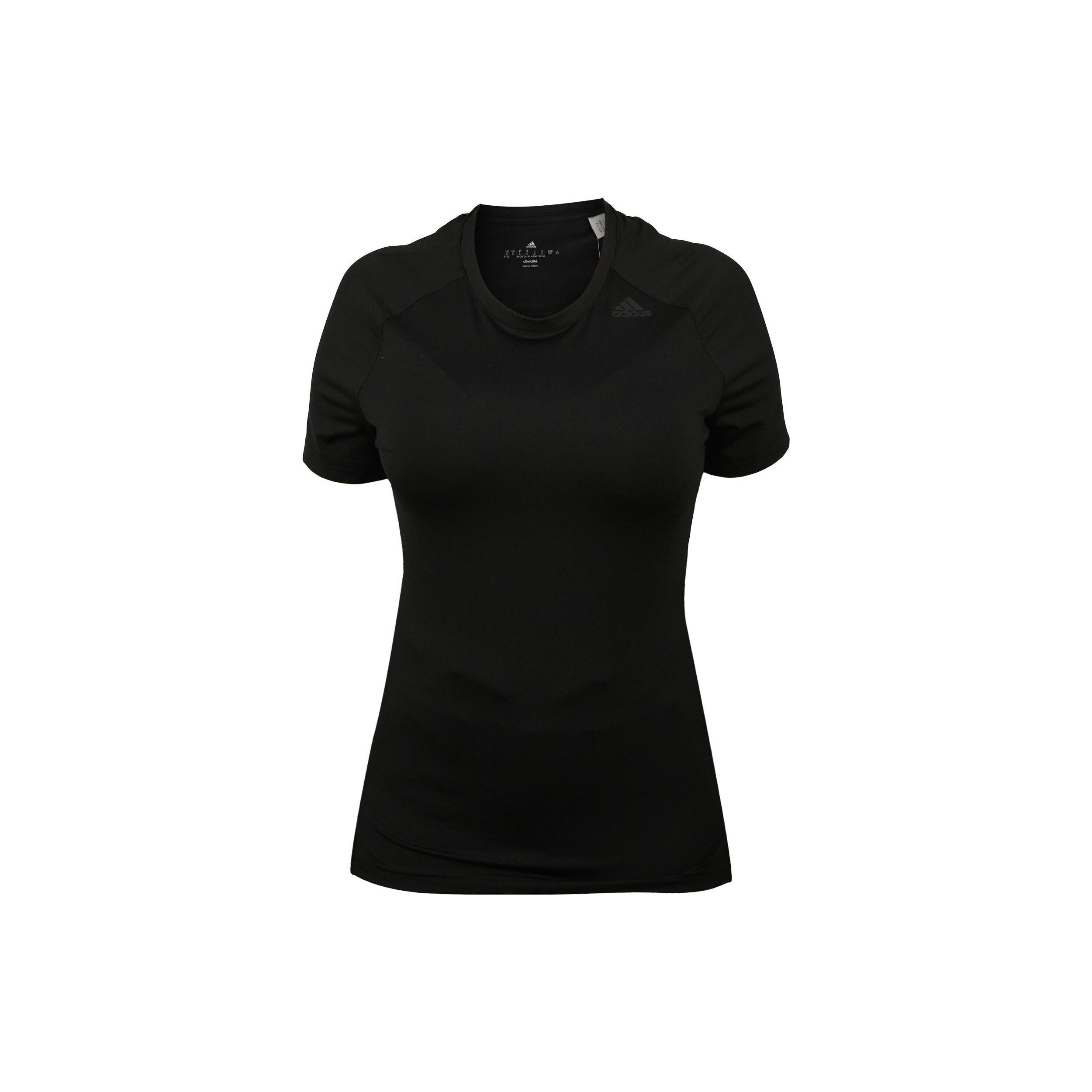 (WMNS) adidas D2M Solid T-Shirt Asia Sizing Black Women s BK2688 XS