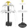 7V 2W Solar Fountain Pump Bird Bath Garden Pool Pond Waterfall Fountain Solar Panel for Garden Courtyard Outdoor Bird Decoration