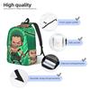 Plain Green Cute Zoro One Piece Backpack  Streetwear Backpacks Female Cycling Lightweight High School Bags High Quality Rucksack