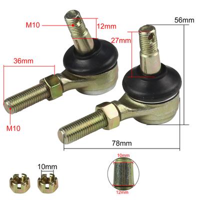 Tie Rod End Kit for Yamaha Raptor 350 660 YFM 350 660 YFM-660 YFM660R YFZ 350 Banshee 350 Motorcycle Engines Component