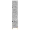 Cabinet Set 2 pcs Concrete Grey Wood Based Material