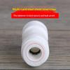 Single-Piece Check Valve Connector 1/4" Check For Valve Push In For Non Return Water Reverse Osmosis System Filters
