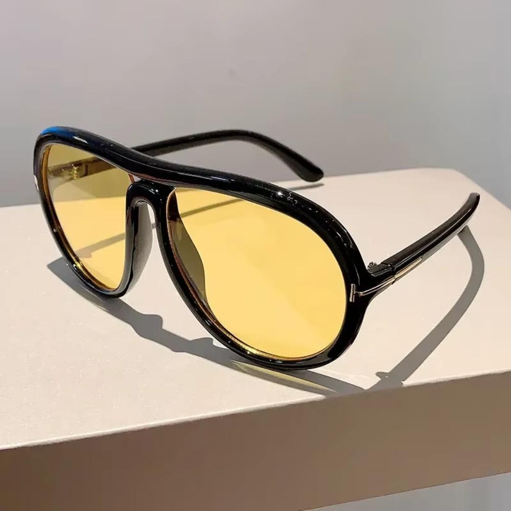 Trend Übergroße Piloten Sonnenbrille Damen Für Herren Luxusmarke Designer Sonnenbrille Vintage Große Fassung Brille Punk Fahrbrille