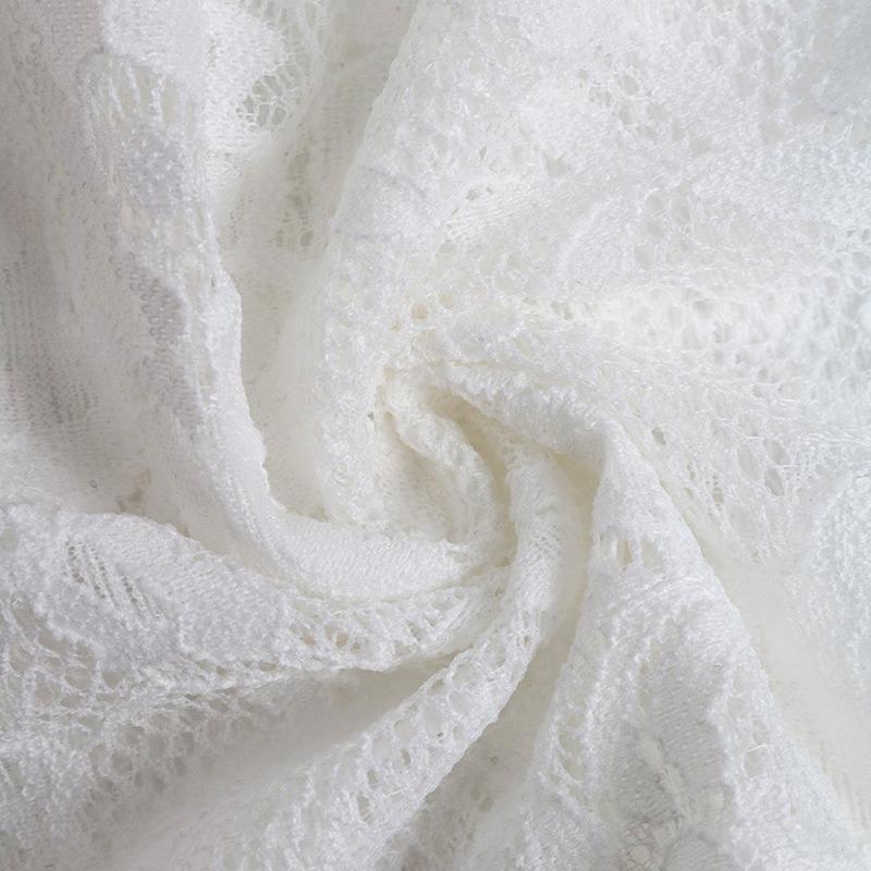 Damen Neuer Sommer Sexy Jumpsuit Weiß Hohle Spitze Schlankmachender Jumpsuit