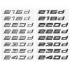 1Pc 3D ABS Car Trunk Letters 216i 218i 220i 218d 230d 225i 235d 230i 235i 240i Logo Emblem Badge Sticker For F45 F22 F23 G42 F46