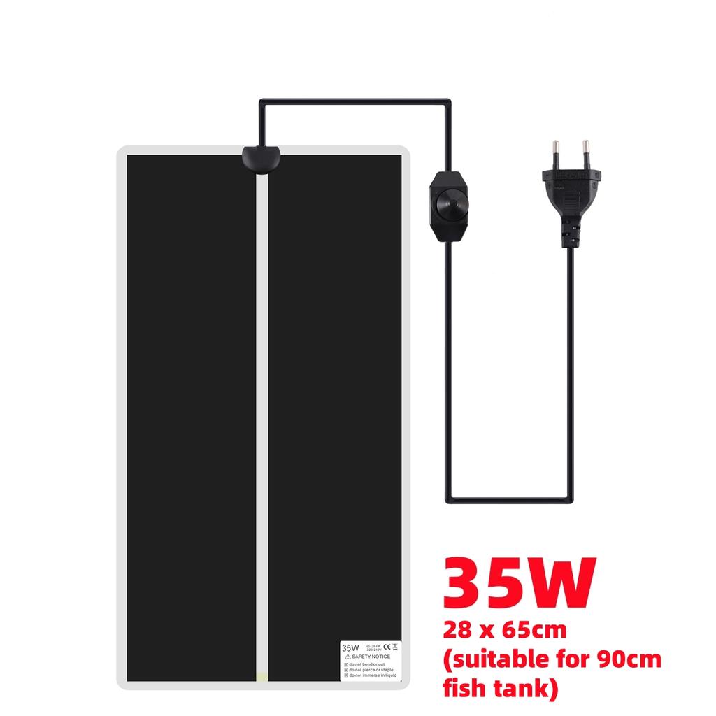 1Pc Crawler Pet Heating Pad with Temperature Control Switch 5/7/14/20/28/35/45W Far Infrared PET Reptile Fish Tank Heating Mat