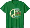 Diversity Equality Love Peace HuUnisex Rights Social Justice TShirt