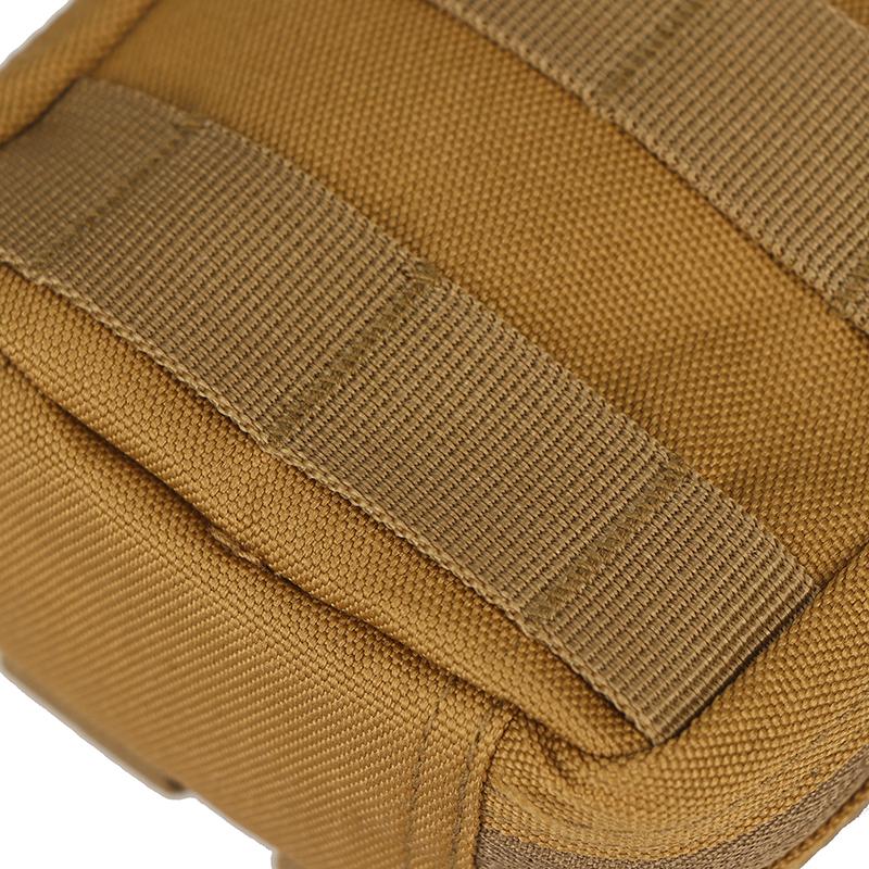 Small Tactical Pouch Micro Utility Molle Pouch Removable Clear Id Pocket Mini Knife Compass Flashlight Card Storage Bag Belt