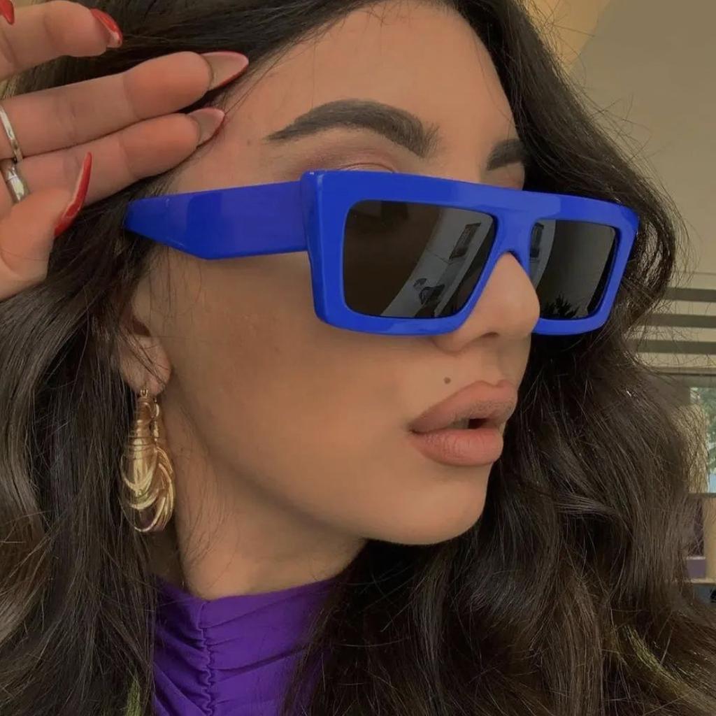 New Retro Fashion Women Sunglasses Square Sun glasses Men Outdoor Sunshade Eyewear Uv400 Luxury Brand Design Eyeglass