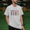 1985 Vintage Graphic T Shirts 1985 T Shirt 40th Birthday Men Women Back In Cotton Shirt Vintage 80s Tshirt Gift Shortsleev