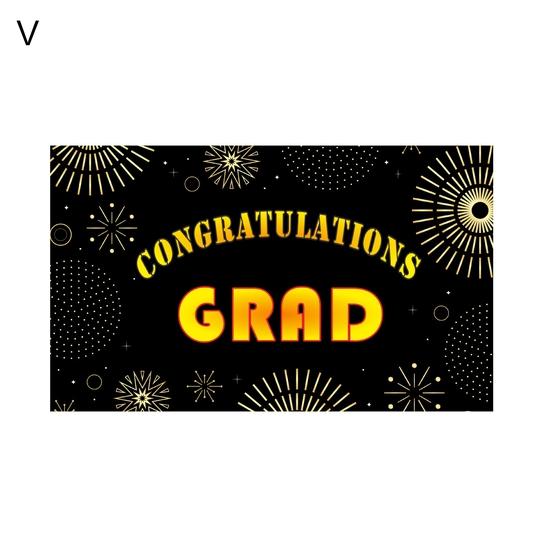 Graduation Banner Reusable Foldable for Classroom