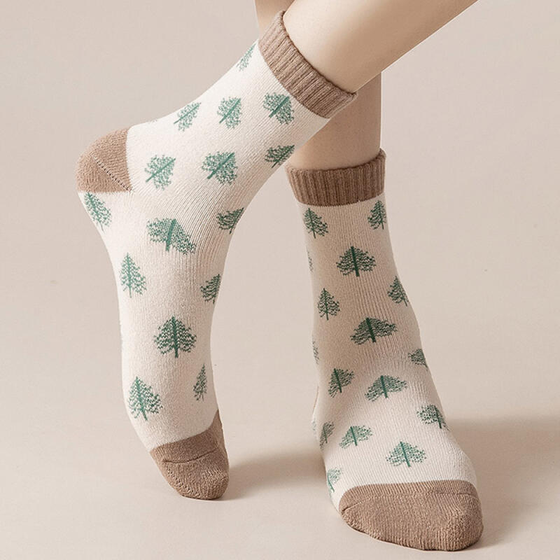 5 Pairs of Jea Winter Women s Fleece Warm Socks 5-piece set