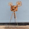 Vintage Large Iron Snail Projector Ornament for Bar or Cafe Decor