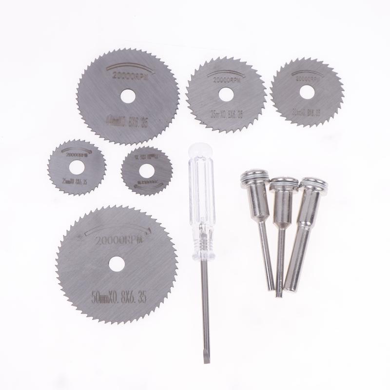 10/31 Pièces Disques de Coupe Diamantés Meuleuse Ponçage Roue de Ponçage Lame de Scie Circulaire Travail du Bois Métal Mini Perceuse Outil Rotatif Accessoires