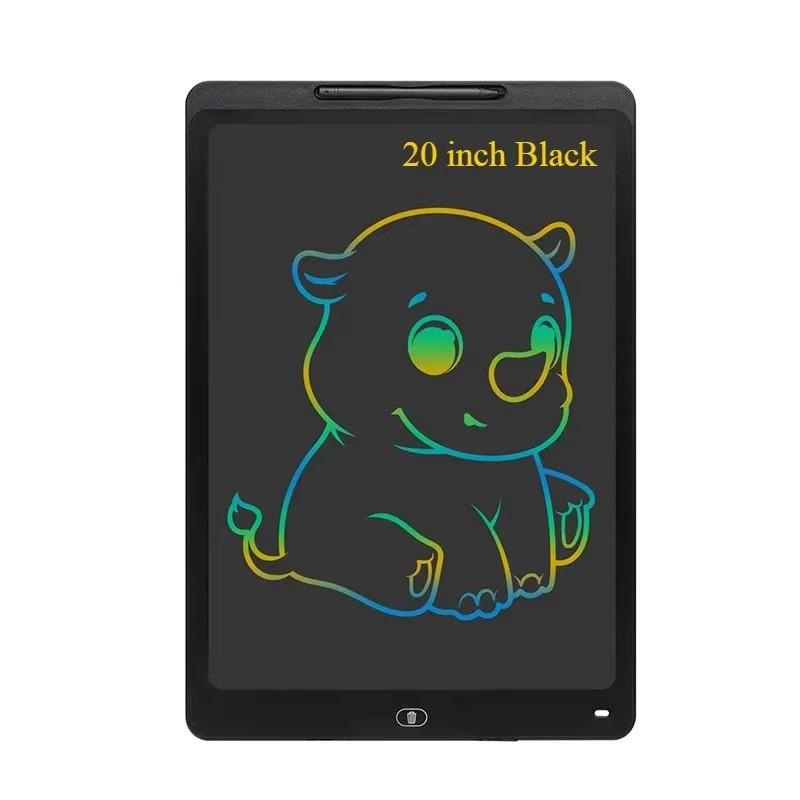 16/20 Inch Magic LCD Writing Tablet with Pens Kids Drawing Board Age 3-8 Reusable Montessori  Educational Toy for Children Gift