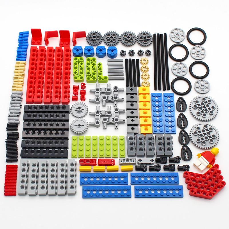 

182PCS Blocks Compatible with Liftarm Beam Cross Axle Connector Panel MOC Accessory Mechanical Car Bulk Technical Parts Toys