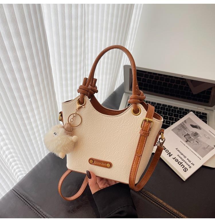 Torba retro premium damska jesienno-zimowa popularna wszechstronna torebka do ręki na ramię crossbody worek