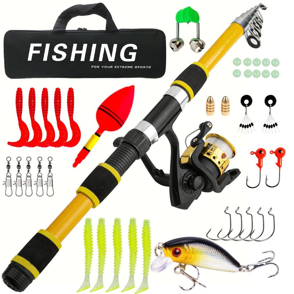 1.8m Children's Fishing Rod Set: Ultra Short Rod and Reel, Hot Cross-border Deal