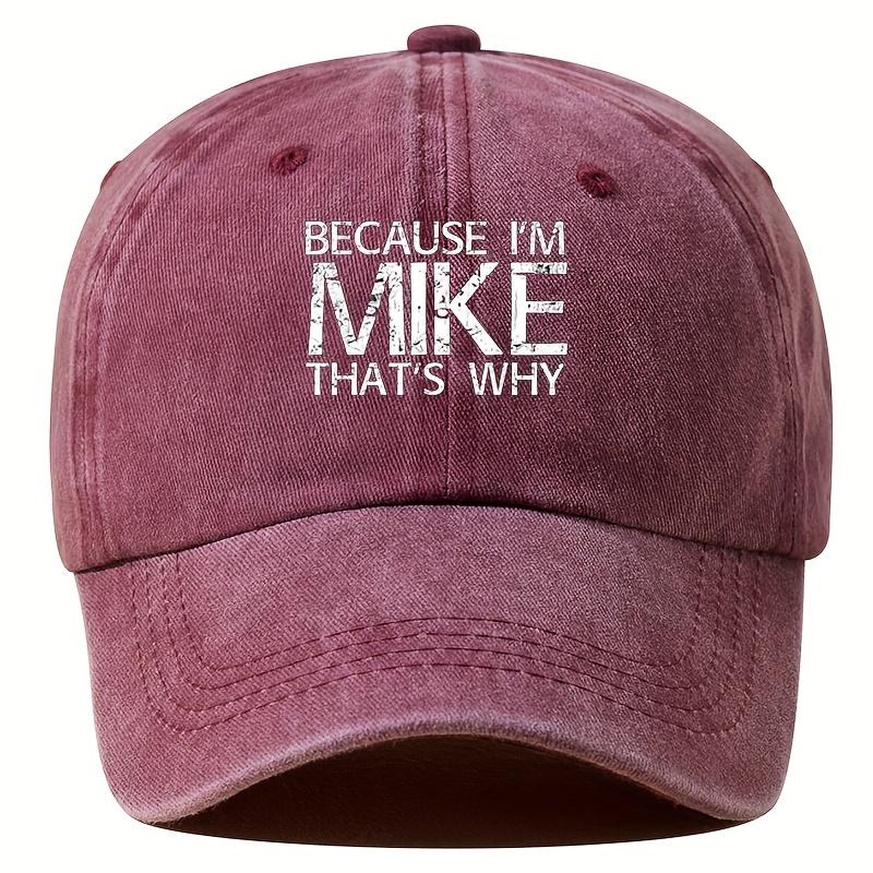 

A Letterprinted Baseball Cap with a Vintage Washed Casual Distressed Style Fashionable Mens Outdoor Sports Hiphop Cap One Size