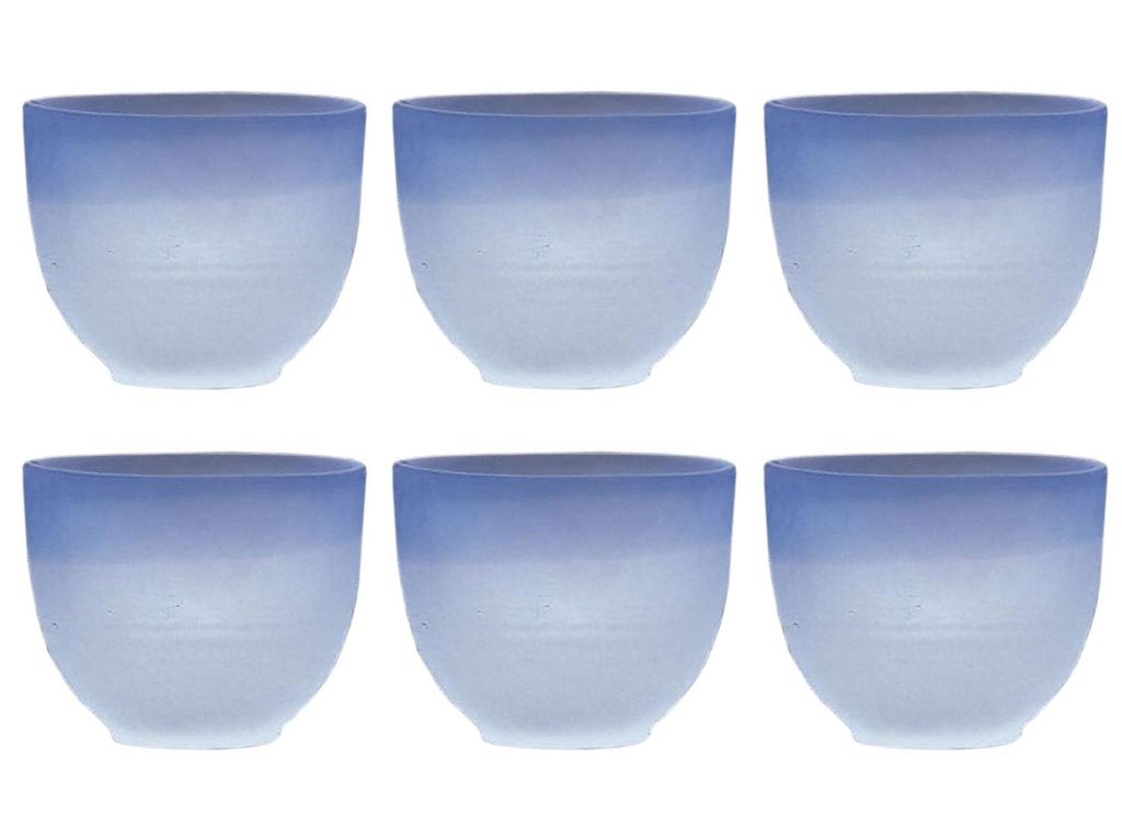 Toyo Sasaki Glass Sake Set of Made In Suitable for and Sake Commercial Glasses, 65ml, 6, Japan, Sake, Ochoko, Cups, Use, 42011MB-600