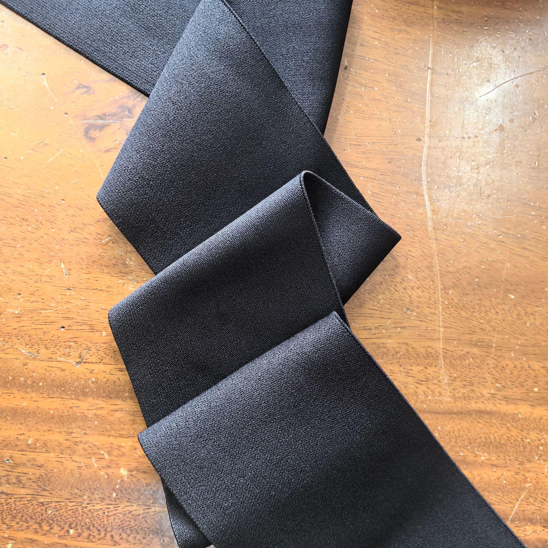 Double-Sided Plush Spandex Elastic Band - Dense Weave, Thickened, 10