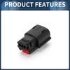 INFINAUTO 1 Set 3 Pin Ignition Coil Waterproof Connector Plug for Ford Mazda Plastic