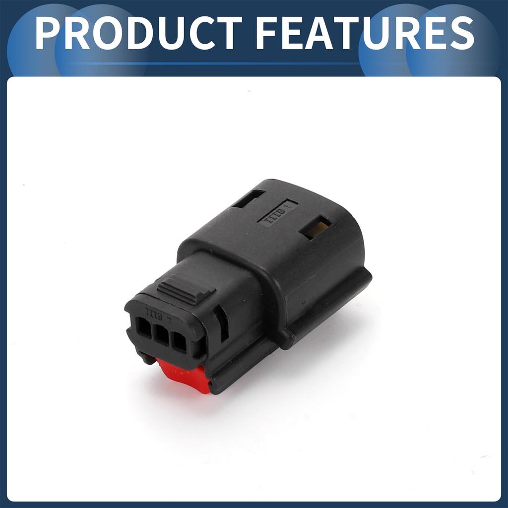 INFINAUTO 1 Set 3 Pin Ignition Coil Waterproof Connector Plug for Ford Mazda Plastic