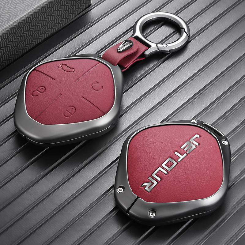 Key Fob Cover For Chery Jetour Dashing Car Key Protector Zinc Alloy Full Protection Shockproof Dashing I-DM Car Accessories