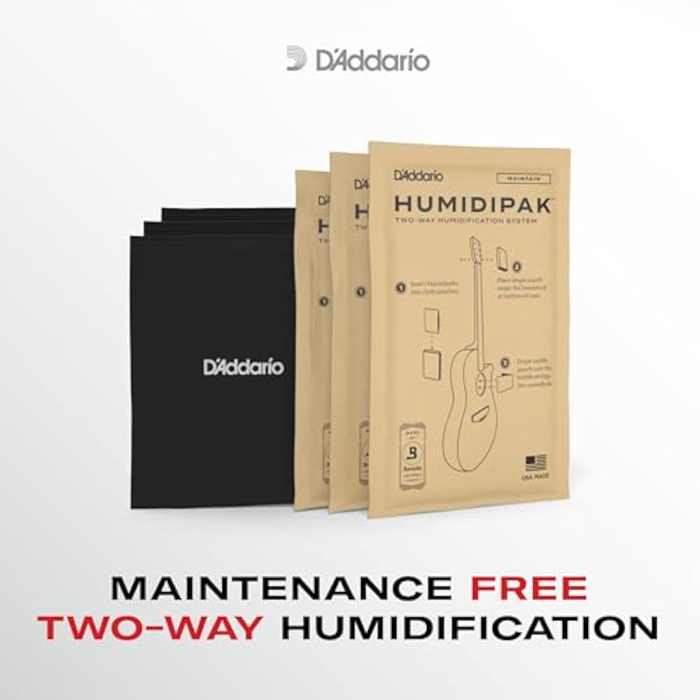 D'Addario Daddario Guitar Humidity Control Agent Humidipak Restore Kit PW-HPK-03 (Emergency Care)...