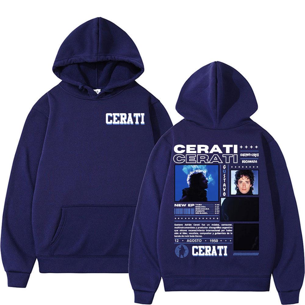 Rapper Gustavo Cerati Tour 2025 Grafik-Sweatshirts Herren Damen Cool Harajuku Popmusik Hoodies Mode Lässig Übergroße Pullover