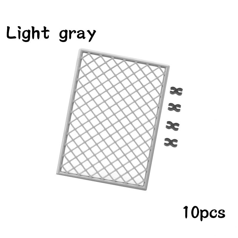 MOC 30104 92338DIY City Military Base Barbed Wire Fence Mesh Isolation Net for WW2 SWAT Weapons Building Blocks Model Bricks Set