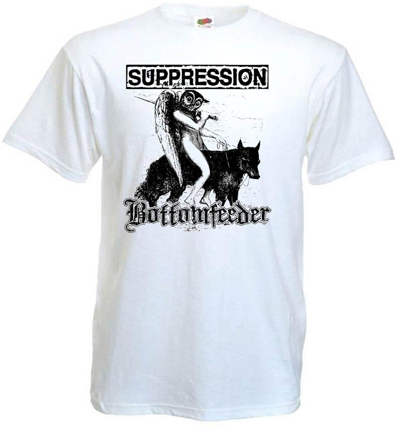 

Suppression v5 t-shirt hardcore punk white all sizes S-5XL XL