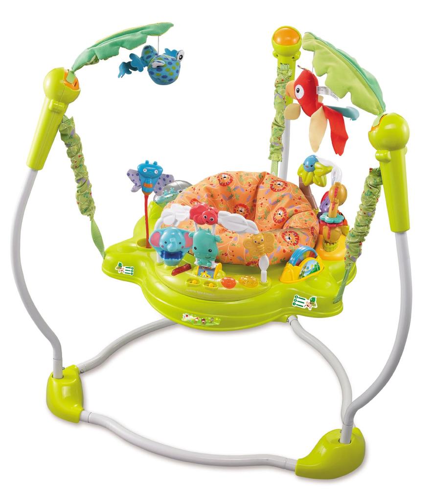 Rainforest Baby Jumper & Swing: Fitness Bouncer for Ages 0-3