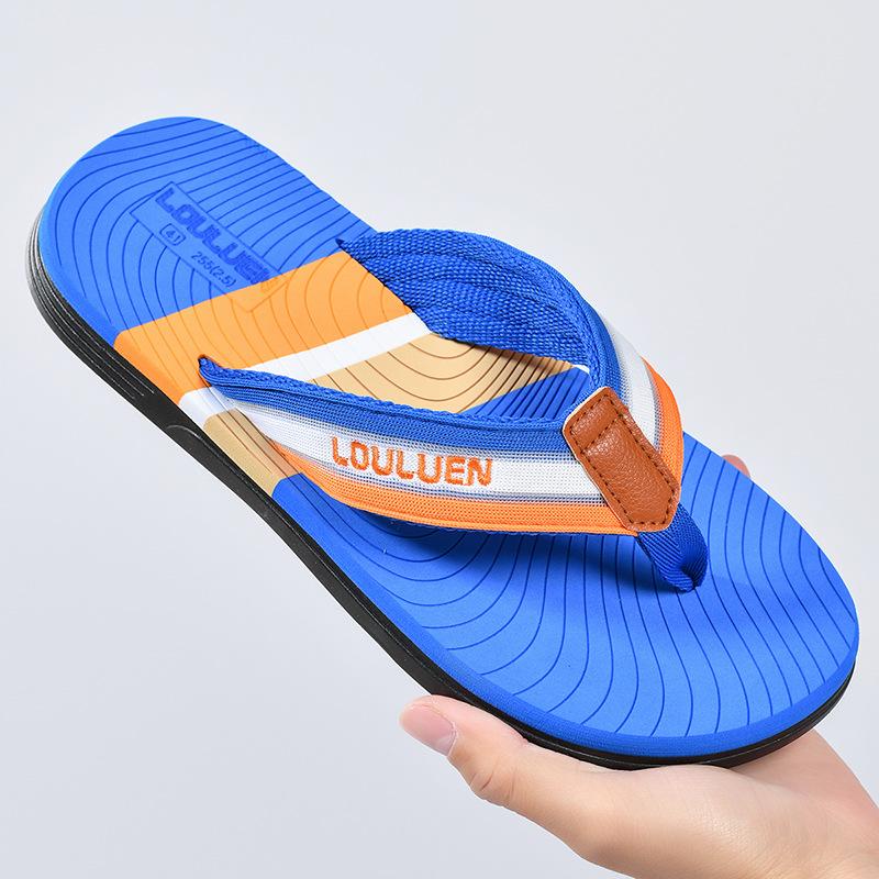 Fashion Summer Men's Flip Flops Anti Slip Beach Sandals Men's Outdoor Leisure Flip Flops