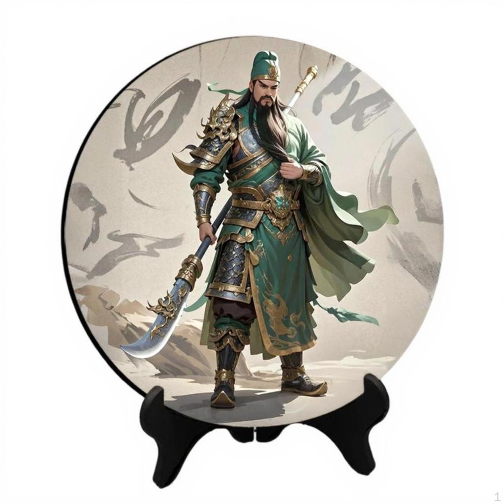 Guan Gong Statue, Resin Feng Shui Decor, Wealth Blessing decoration for Home Office SB21240