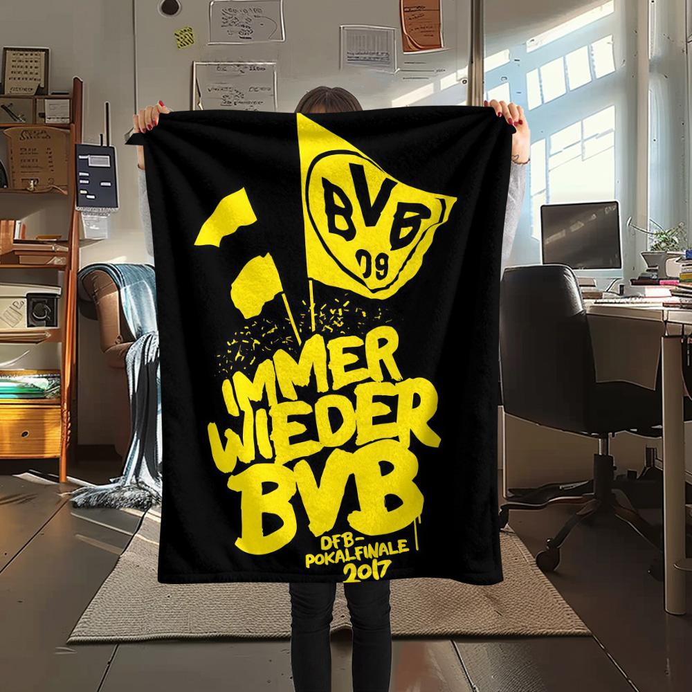 BVB Print FlAannel Blanket, High Quality Comfortable for All Seasons, Home Decor, Warmth and Comfort
