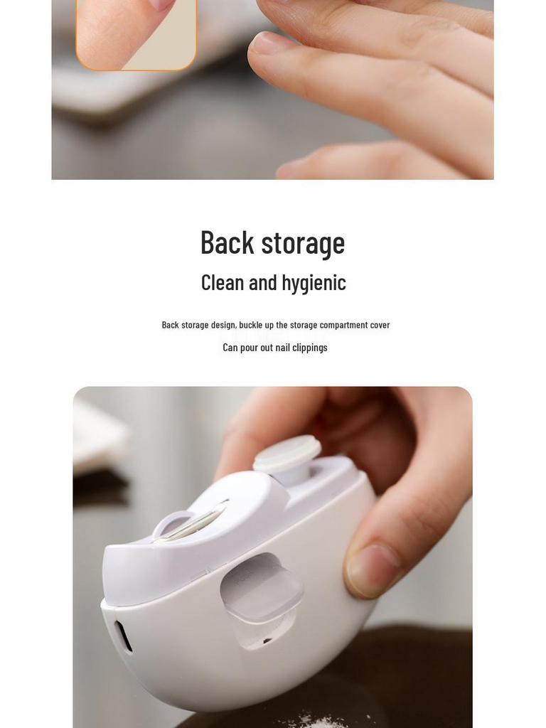 Child-Safe Electric Nail Clipper & Adult Trimmer Set