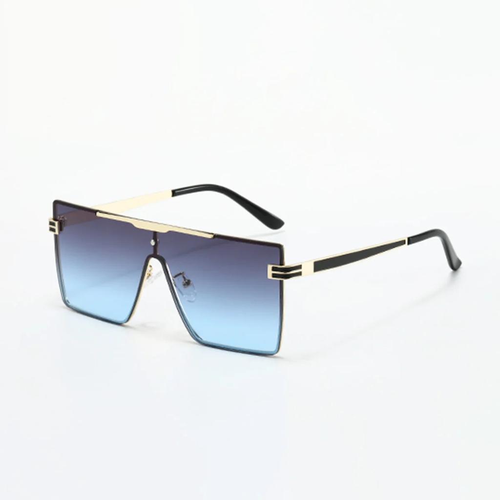 Occhiali da sole da donna Occhiali a doppio ponte Lenti colorate quadrate Marca di lusso Designer Occhiali da sole Uv400 Occhiali da sole Uomo